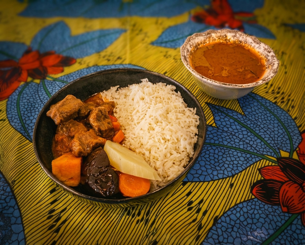 Mafé bœuf sénégalais — le plat préféré d'Awa chez Little Sénégal